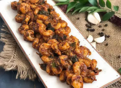 Prawn Garlic Pepper Dry